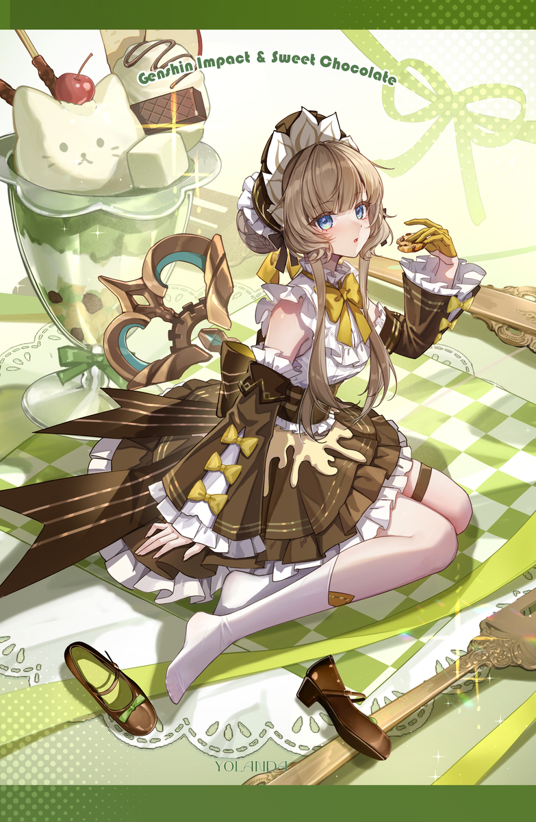 This is a pixiv picture whose title is sandrone.
