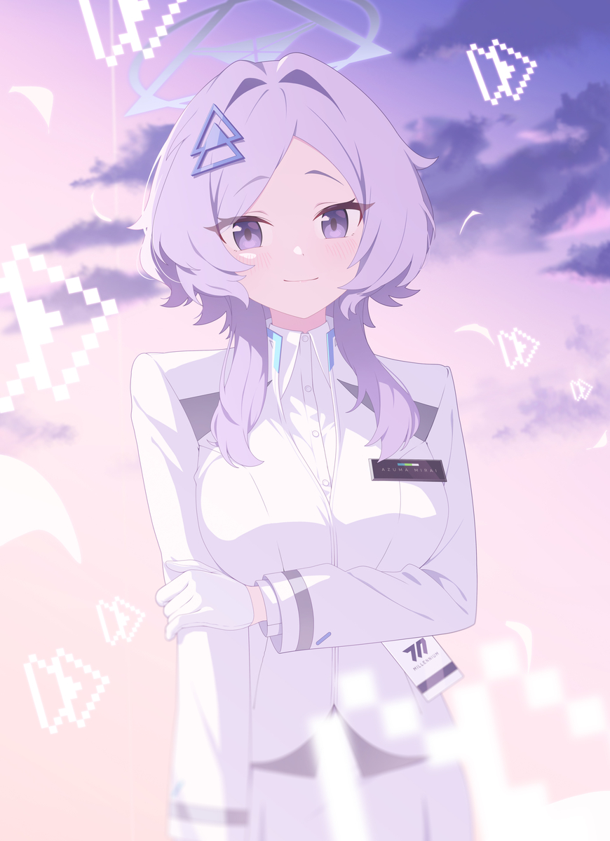 This is a pixiv picture whose title is ミライ.