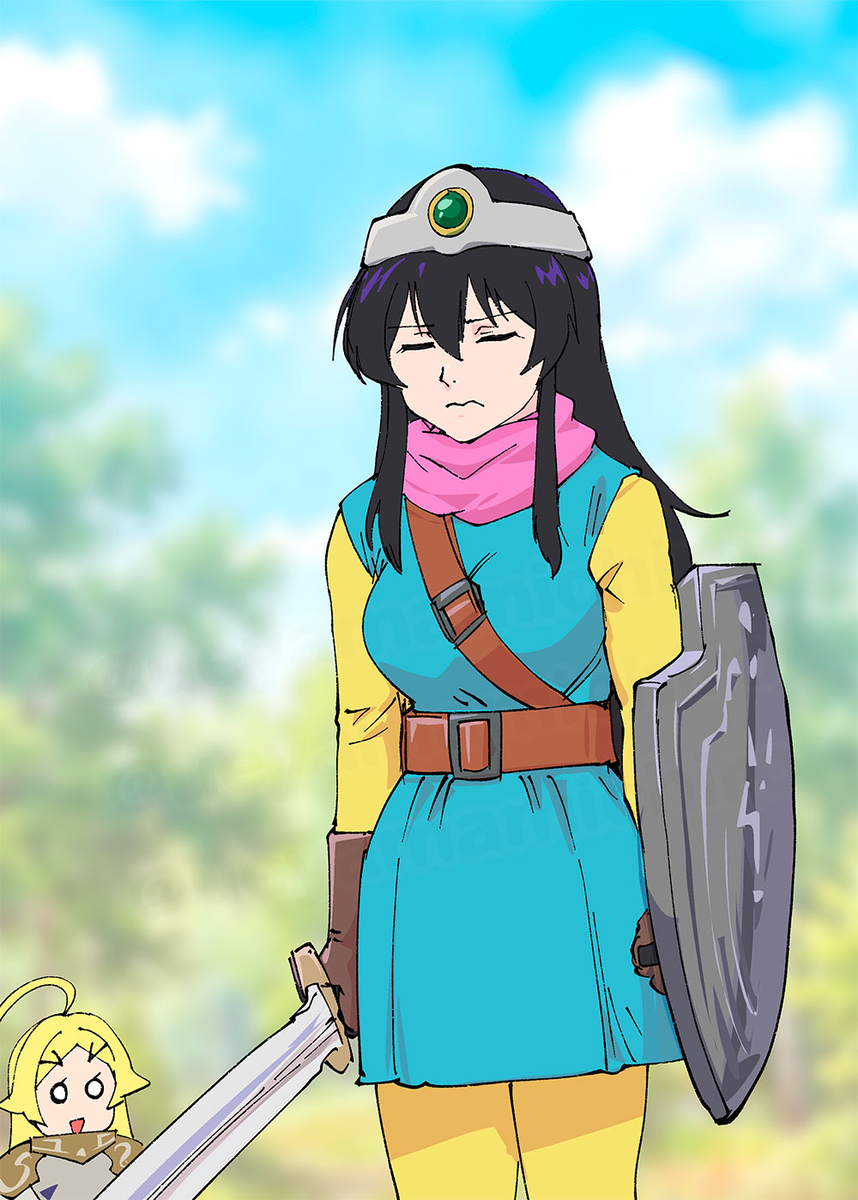 This is a pixiv picture whose title is キヴィアンクエスト.