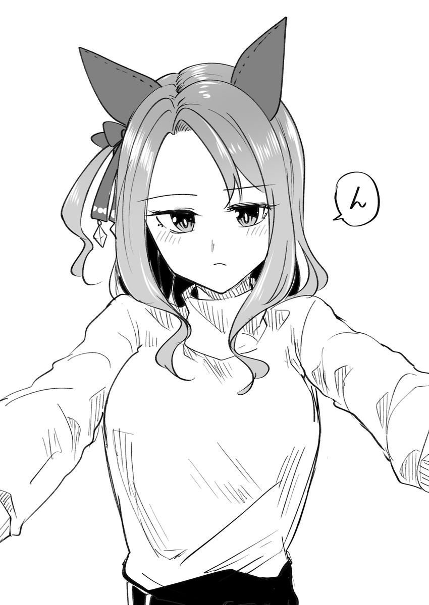 This is a pixiv picture whose title is ハグ待ちキング.