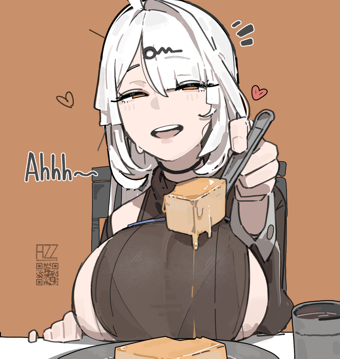 This is a pixiv picture whose title is 😮.