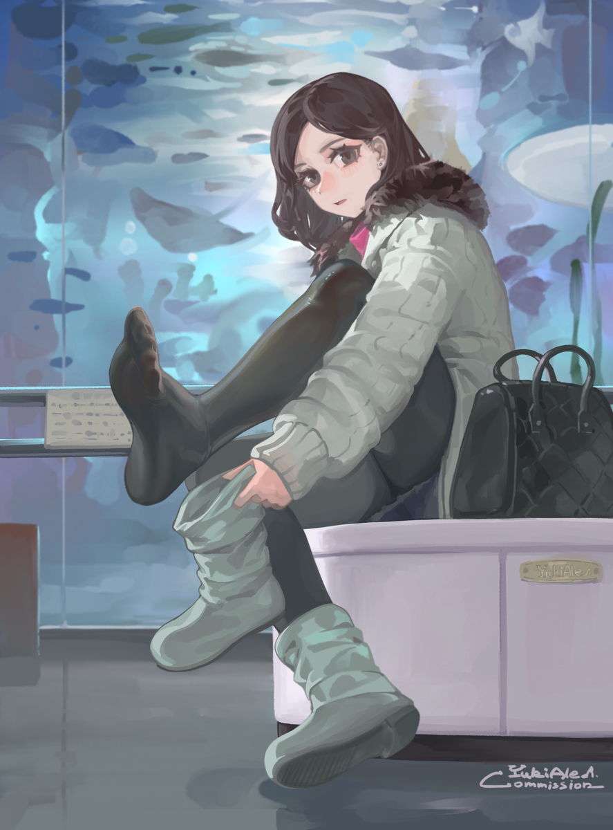 This is a pixiv picture whose title is AD1.