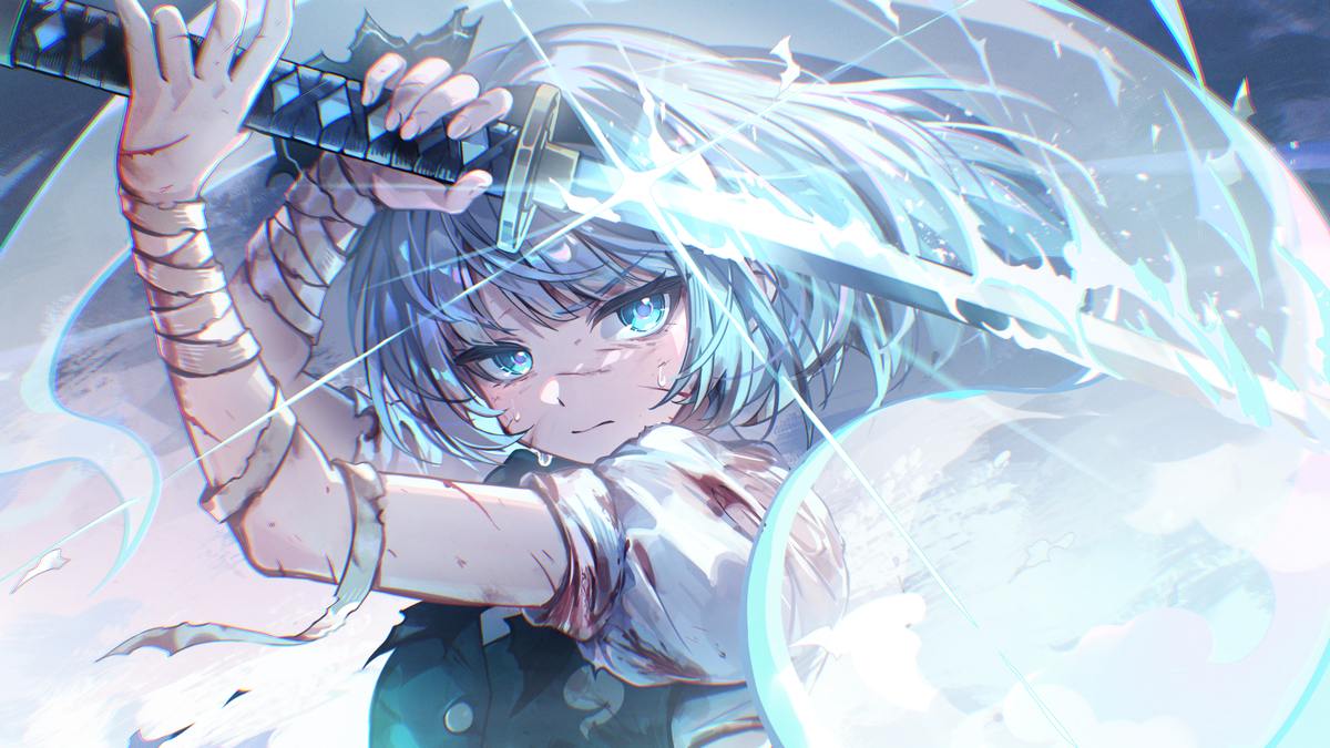 This is a pixiv picture whose title is 斬れぬものなど……あまり無い！.