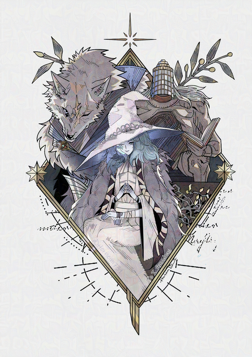 This is a pixiv picture whose title is Ranni Tag Team.