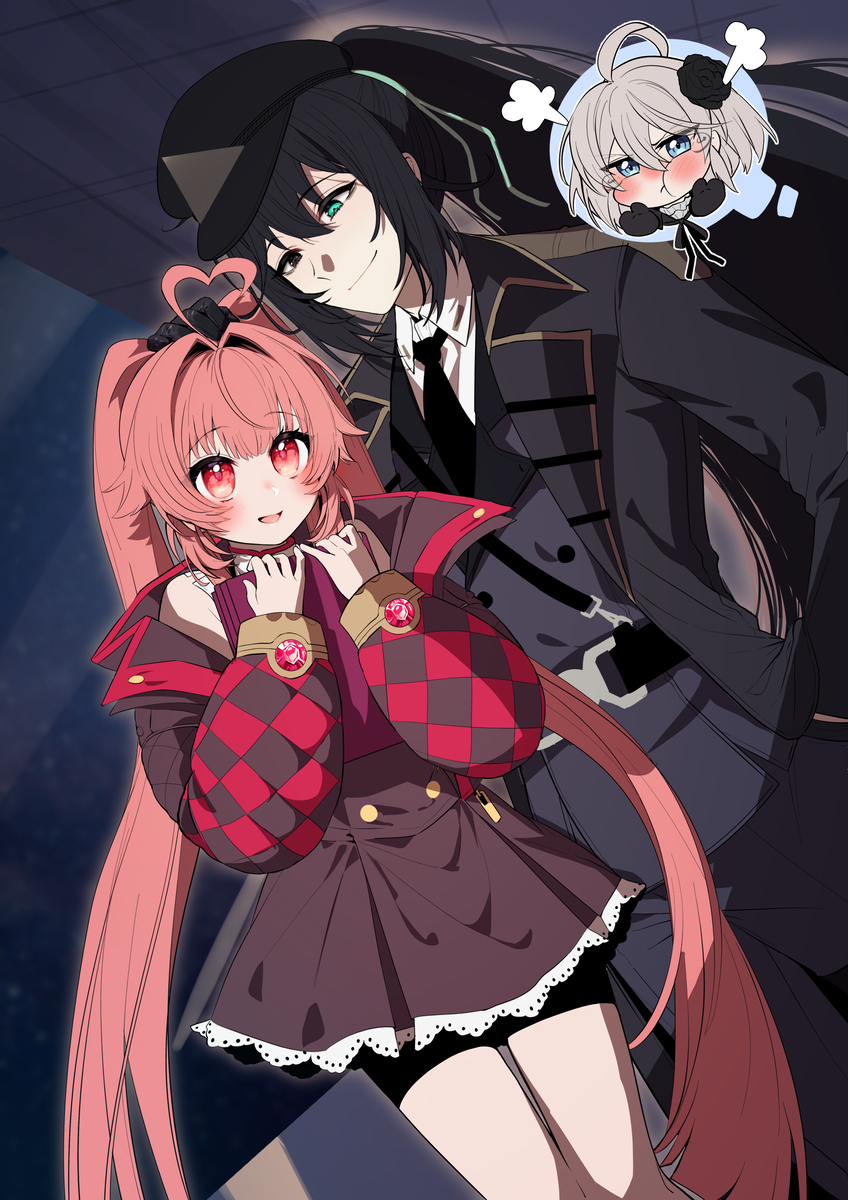 This is a pixiv picture whose title is 組織内の嫉妬.