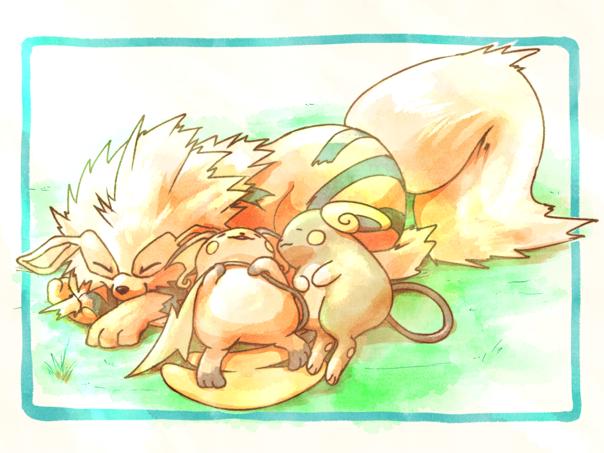 This is a pixiv picture whose title is おひるね.