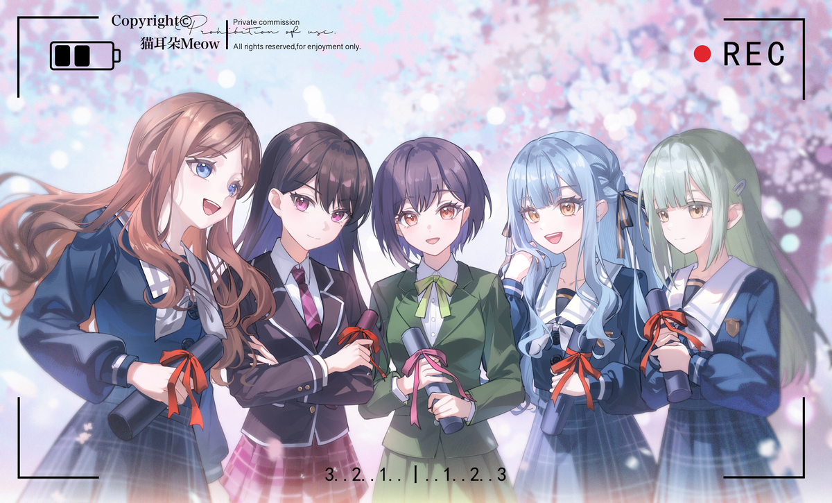 This is a pixiv picture whose title is 春日的幻影.