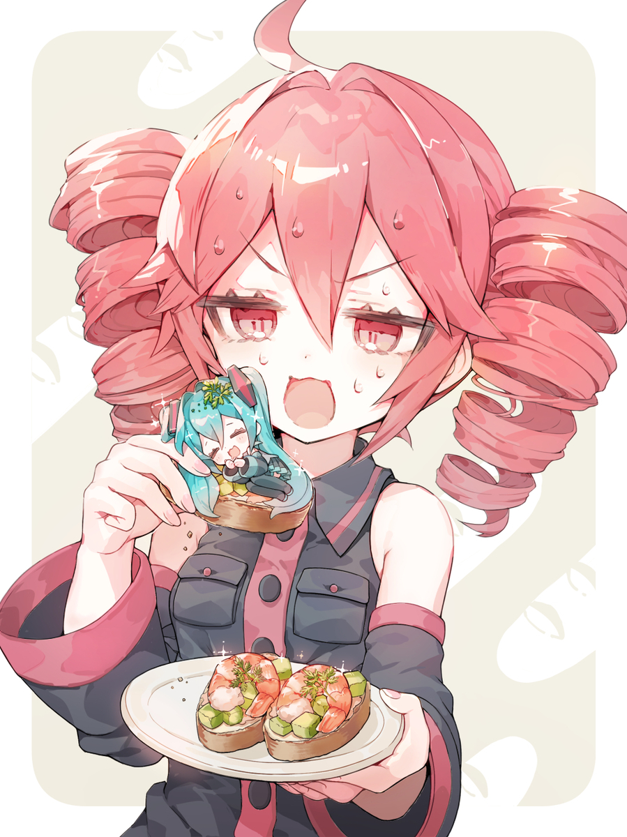 This is a pixiv picture whose title is 🥖✨.