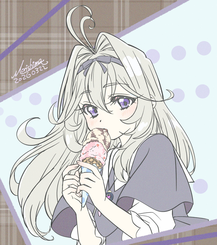 This is a pixiv picture whose title is るるかアイス.