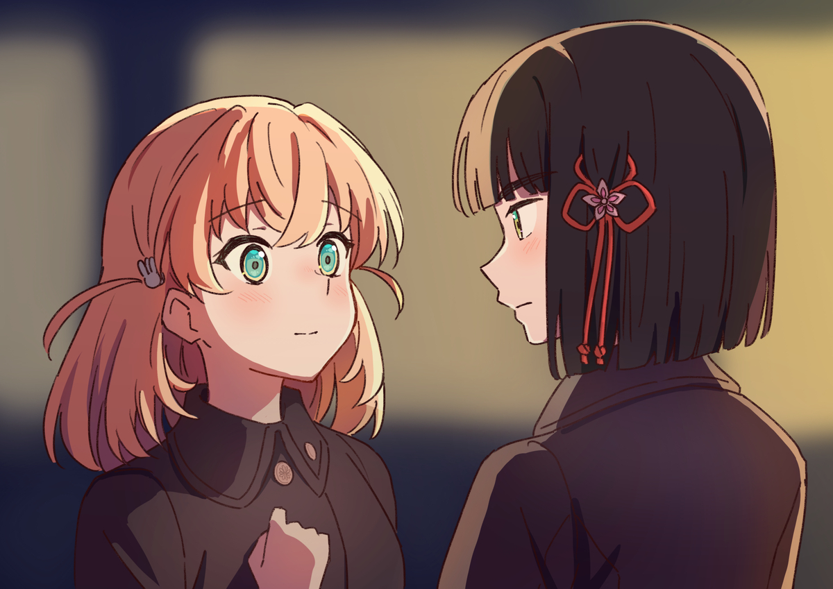This is a pixiv picture whose title is 絶対に、離してやらないから.
