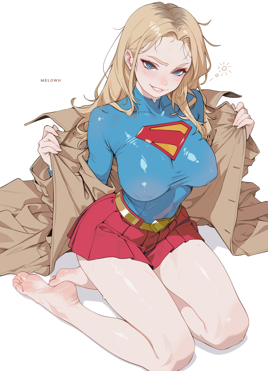 This is a pixiv picture whose title is Super Girl.