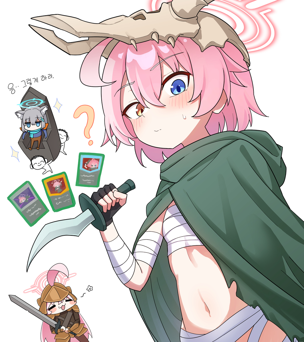 This is a pixiv picture whose title is 슬더스 호시노.