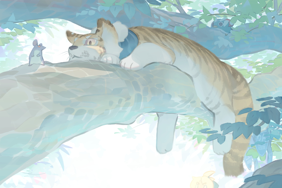 This is a pixiv picture whose title is だらり.