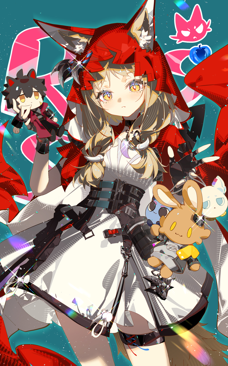 This is a pixiv picture whose title is 小红帽与大灰狼与……？.