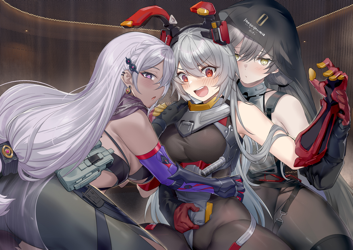 This is a pixiv picture whose title is 兔兔补偿之夜.