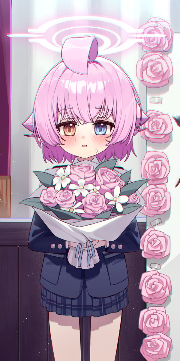 This is a pixiv picture whose title is 「入学式」 [2/10].