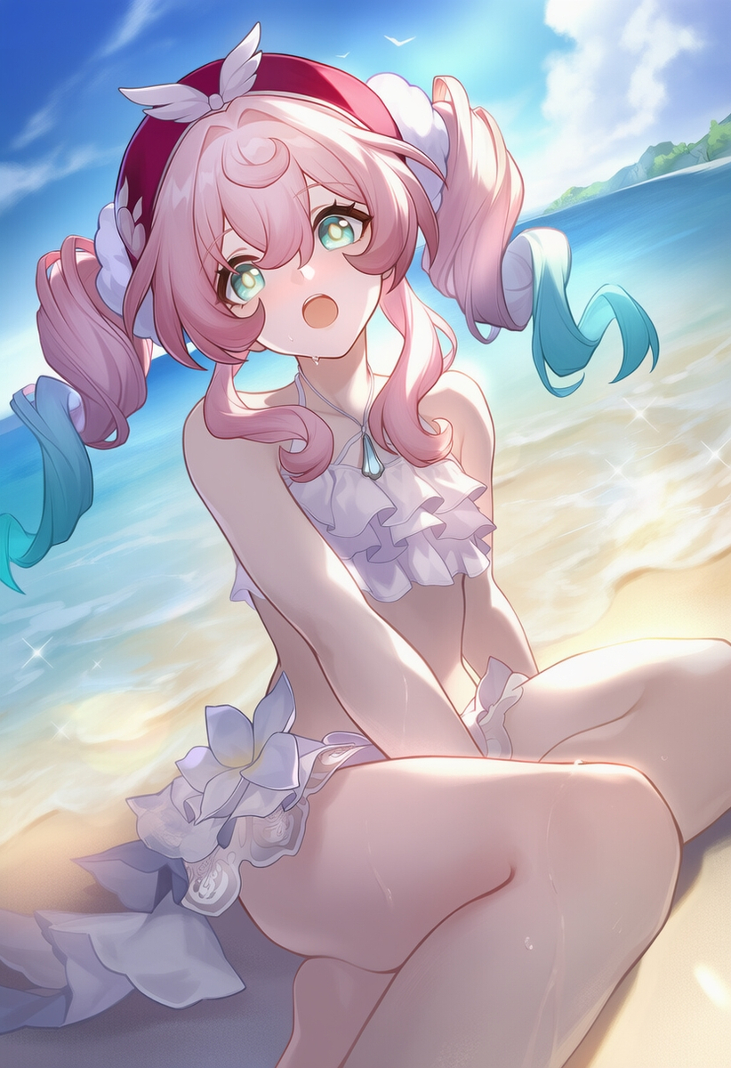 This is a pixiv picture whose title is 风堇.