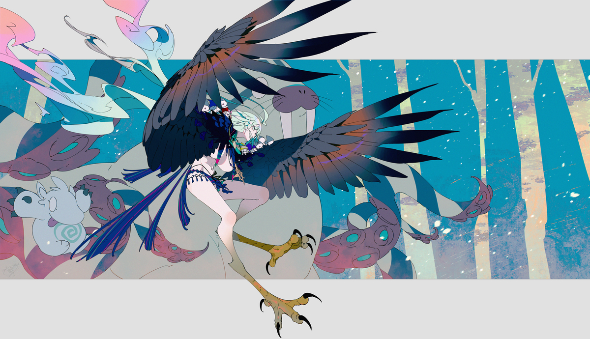 This is a pixiv picture whose title is ロウヒ.