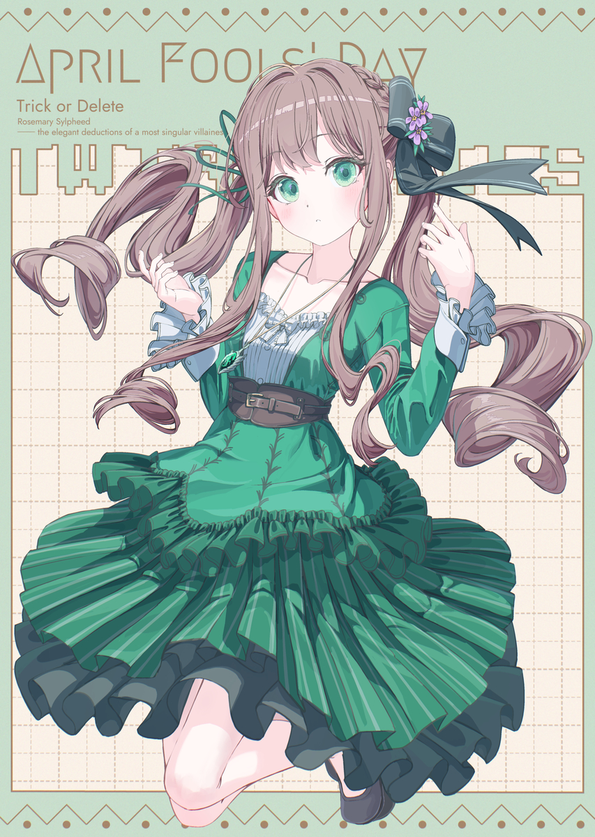 This is a pixiv picture whose title is ツインテ令嬢ローズマリー！.