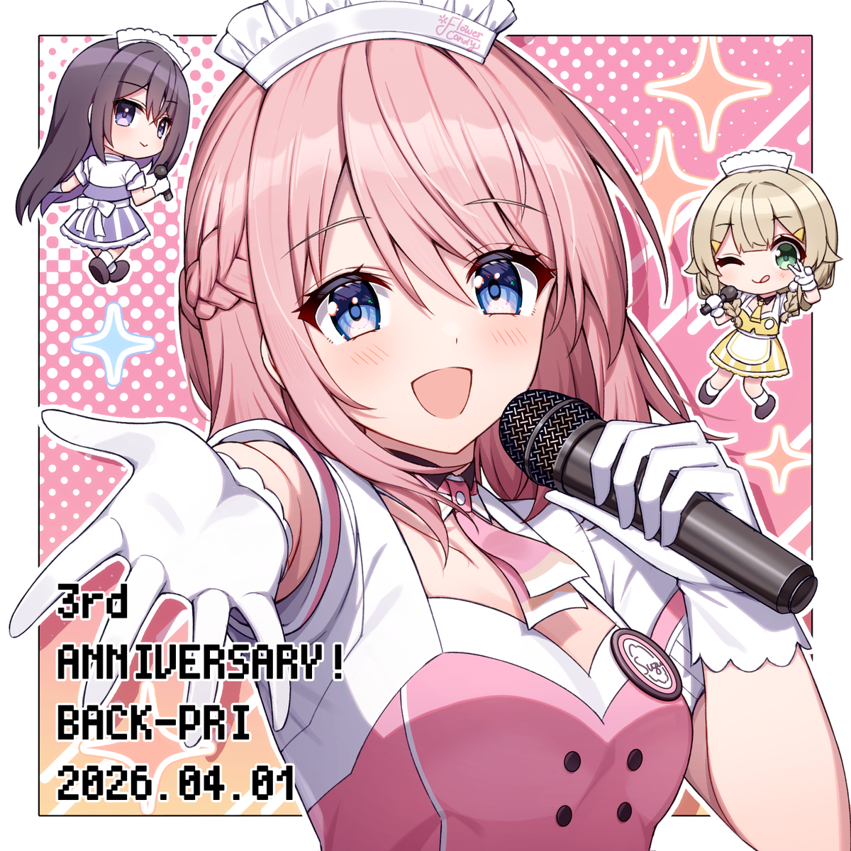 This is a pixiv picture whose title is バクプリ3rd Anniversary!!.