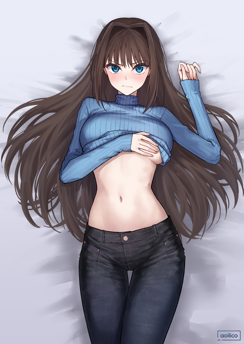 This is a pixiv picture whose title is 蒼崎青子.
