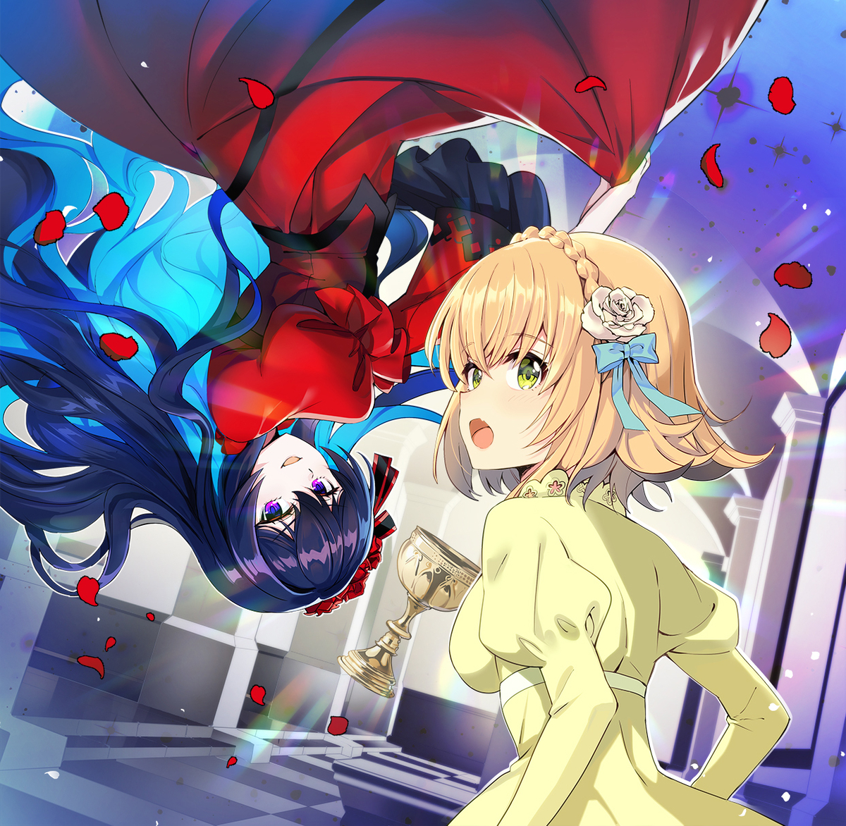 This is a pixiv picture whose title is Holy Grail.