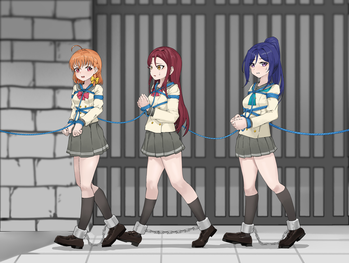 This is a pixiv picture whose title is 【lovelive!】地下牢偶像活动！.