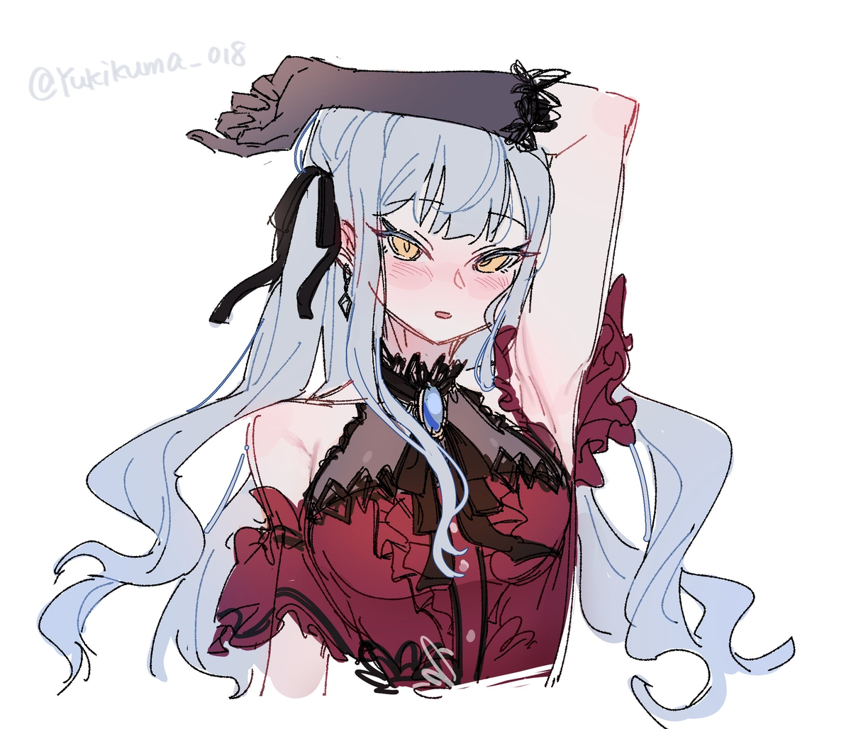 This is a pixiv picture whose title is 👅🐙.