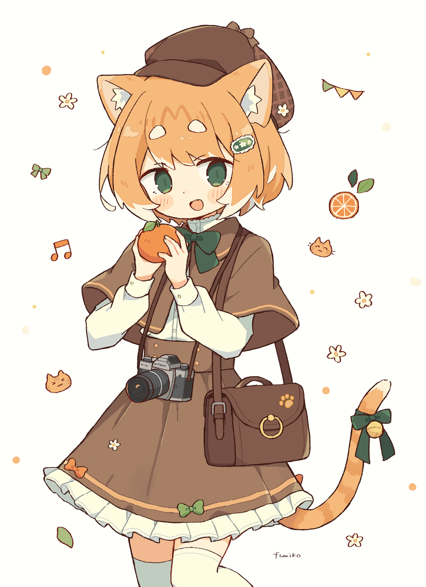 This is a pixiv picture whose title is 🍊.