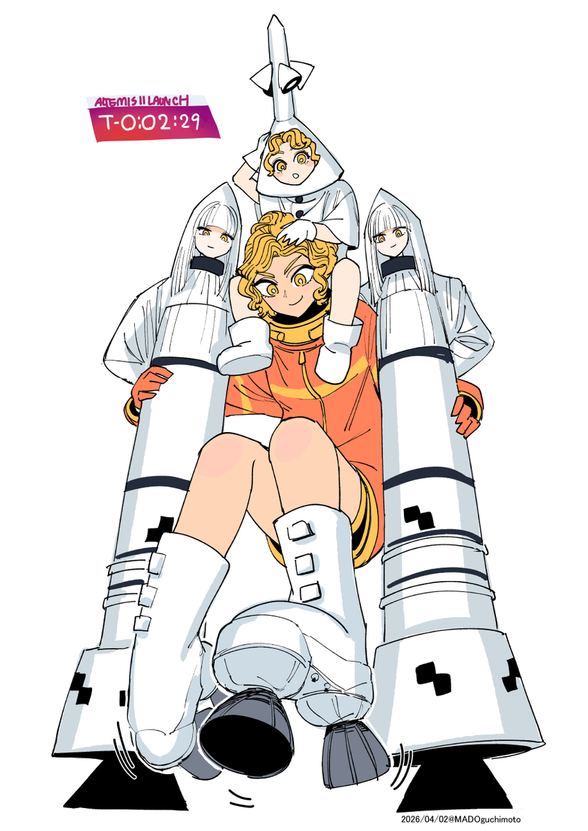 This is a pixiv picture whose title is アルテミスⅡ.