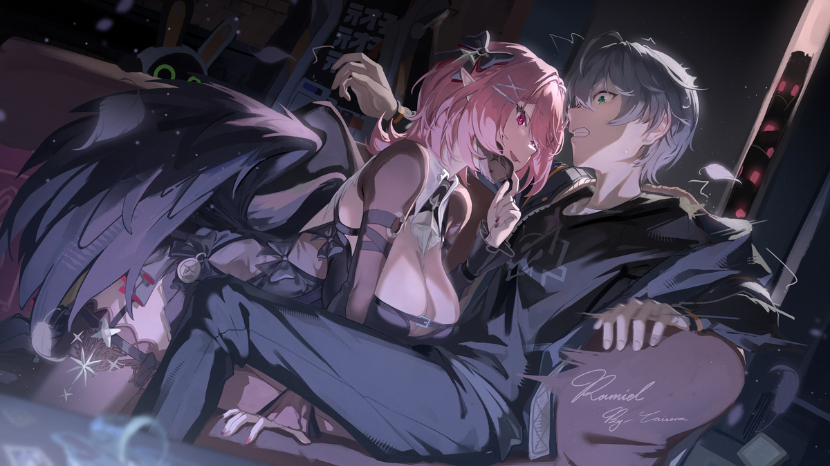 This is a pixiv picture whose title is 拉米尔.