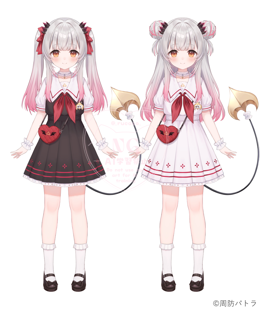 This is a pixiv picture whose title is 周防パトラ様ちびパトモデル.