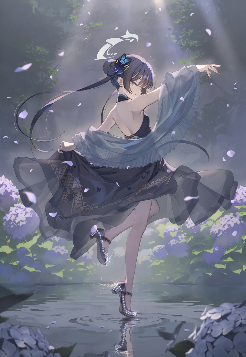 This is a pixiv picture whose title is 舞.
