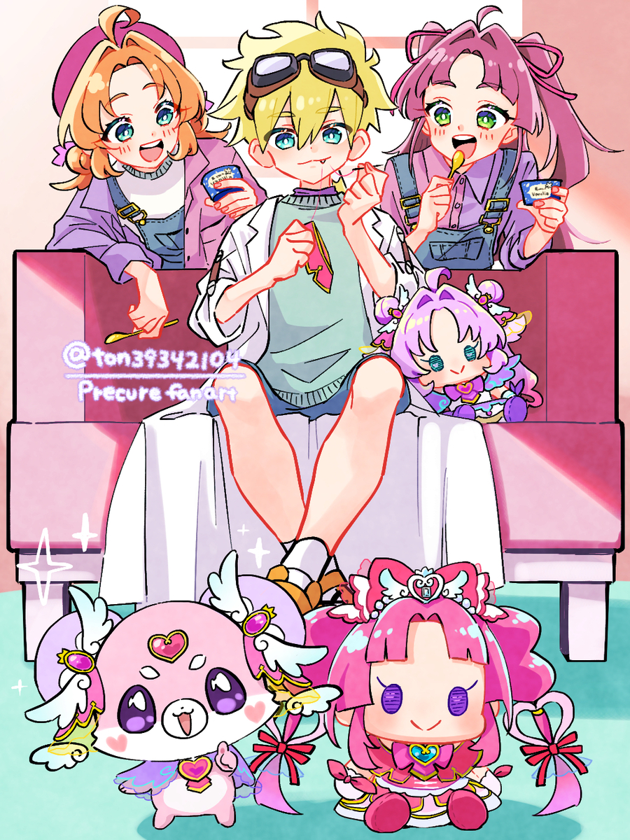 This is a pixiv picture whose title is 💕.