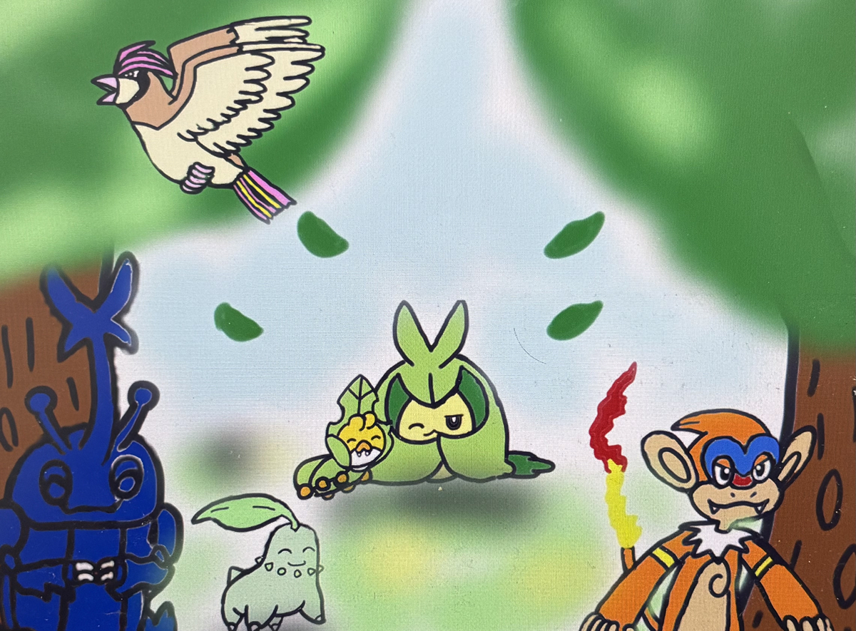 This is a pixiv picture whose title is 緑いっぱいの優しい場所🍀🌳🍀.