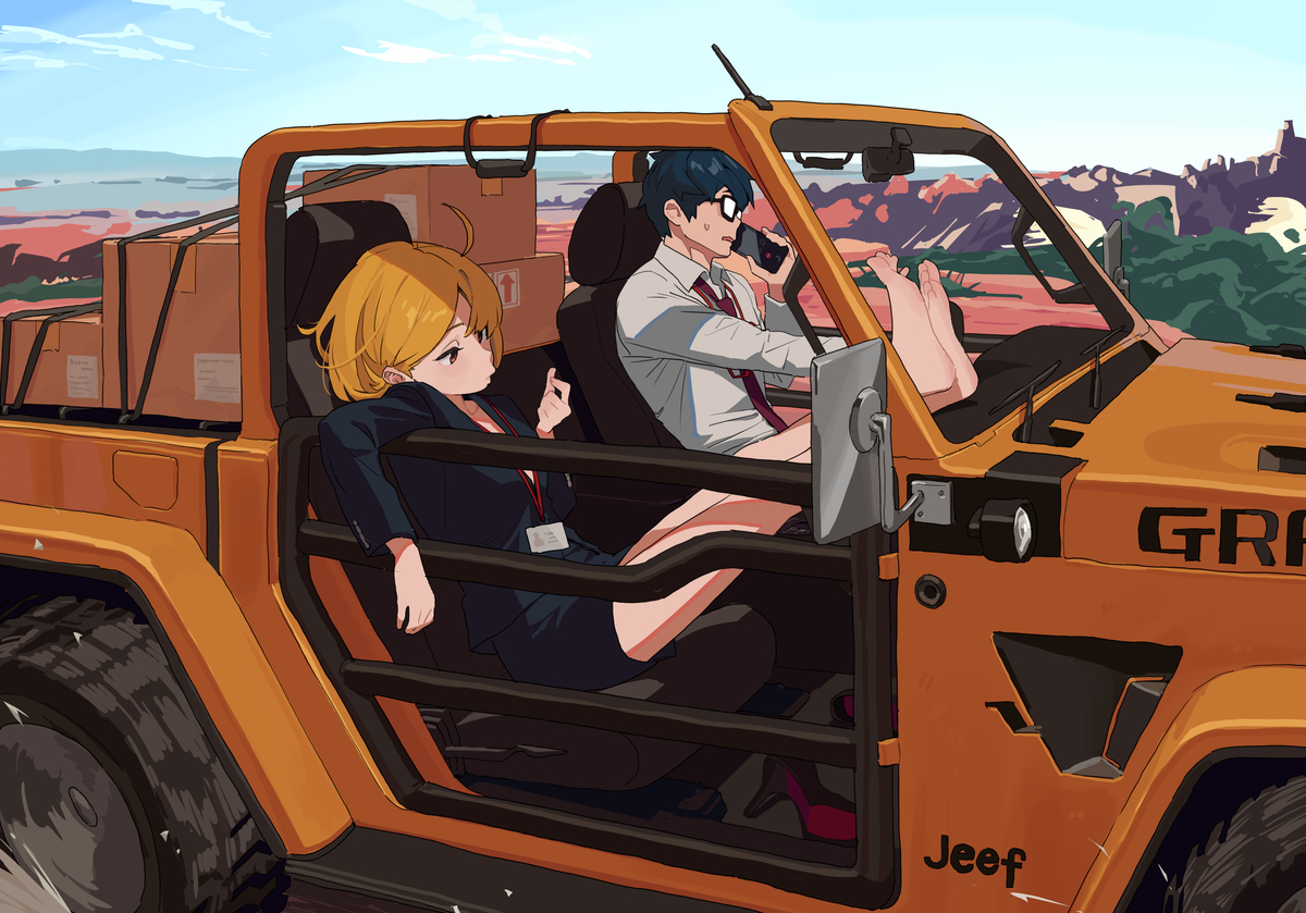 This is a pixiv picture whose title is The Business Trip 1.