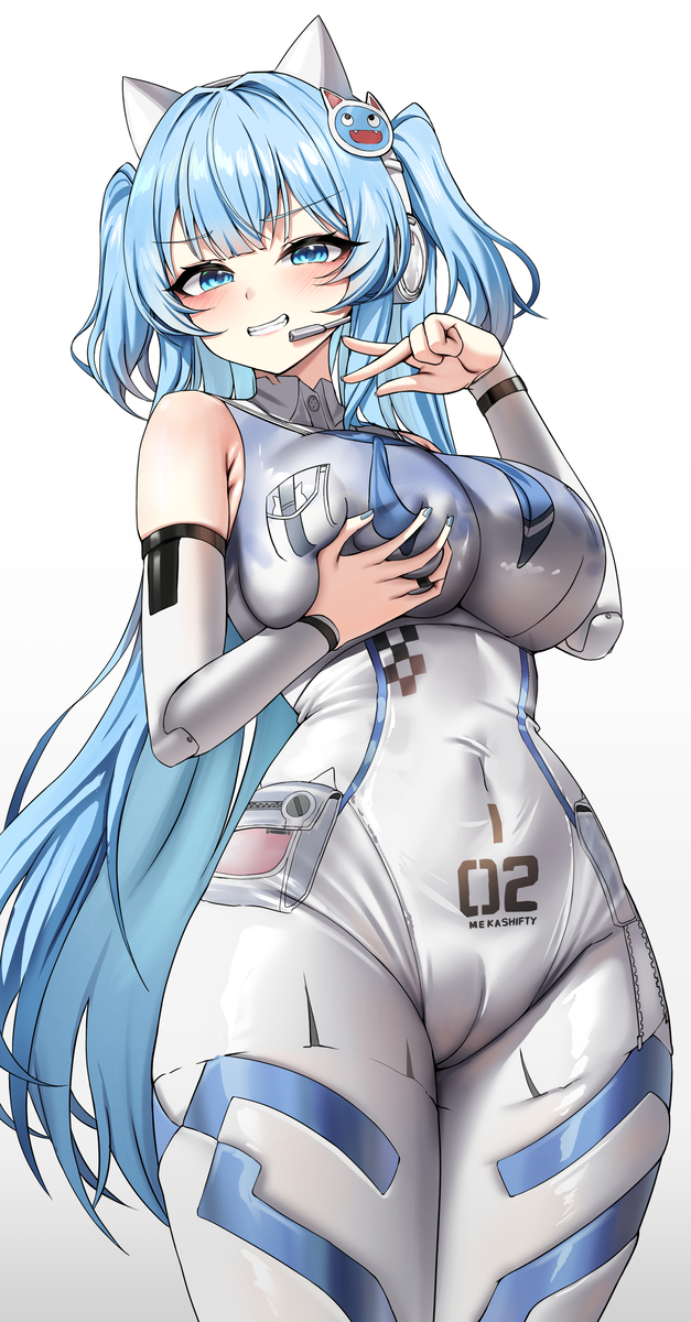 This is a pixiv picture whose title is 메카미 시프티 ★.