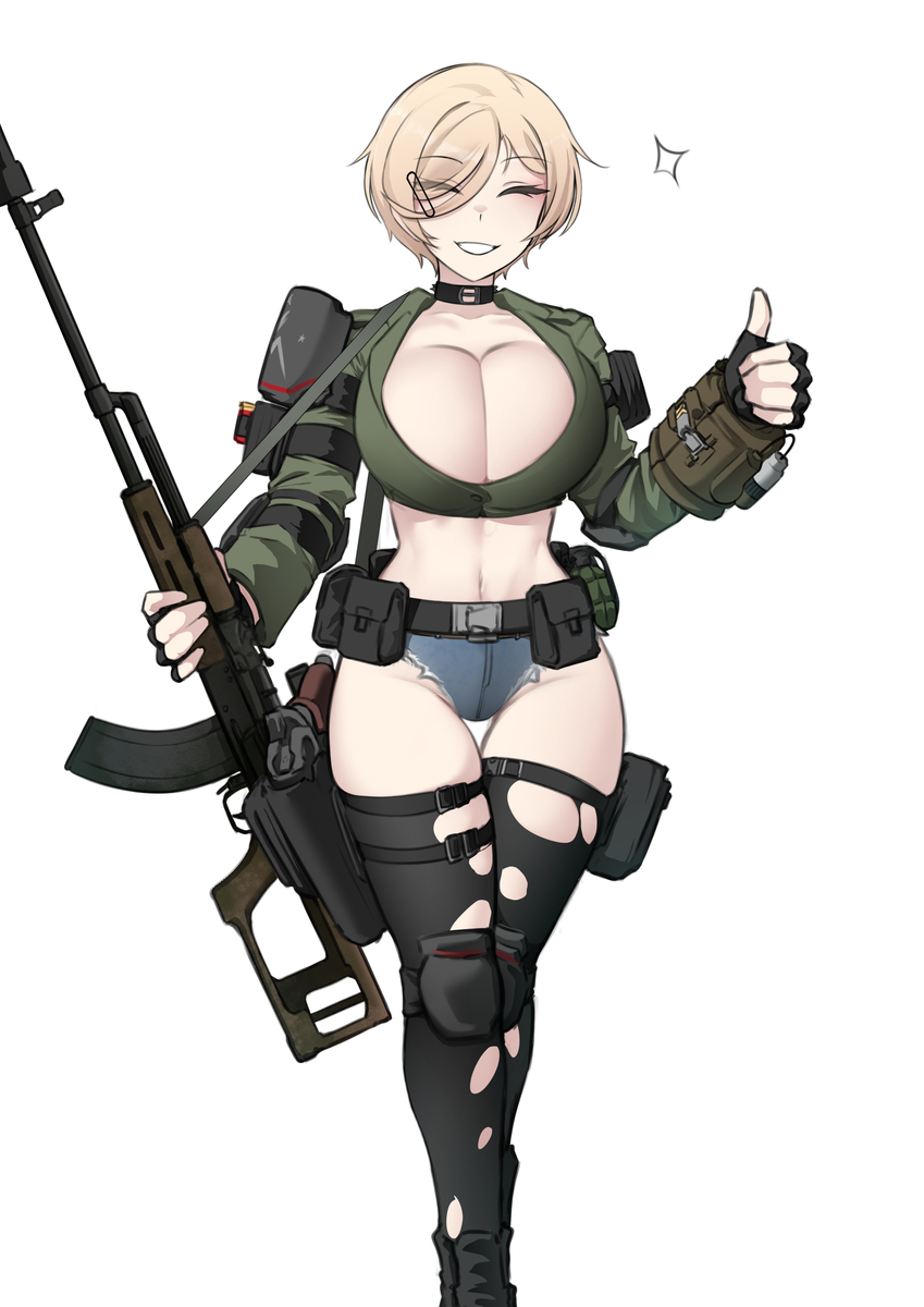 This is a pixiv picture whose title is Mercsan with fallout style.