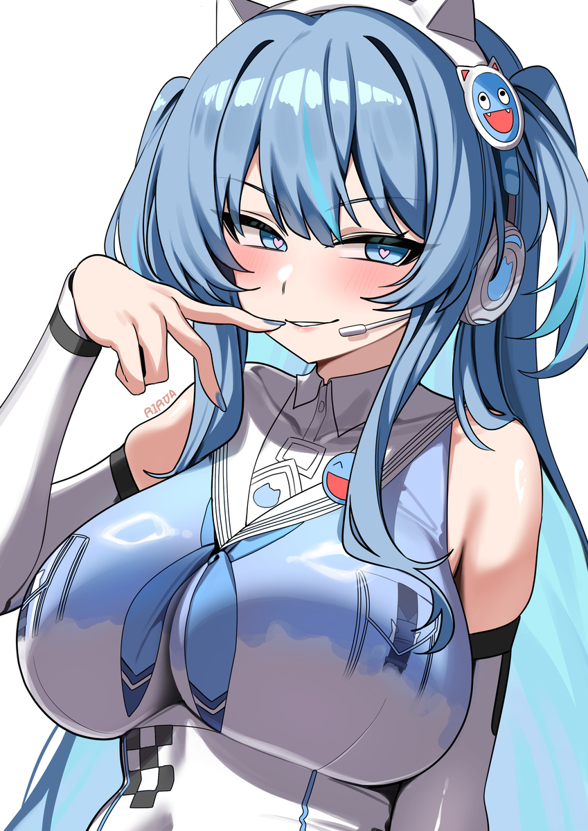 This is a pixiv picture whose title is (메카)미시(프티).