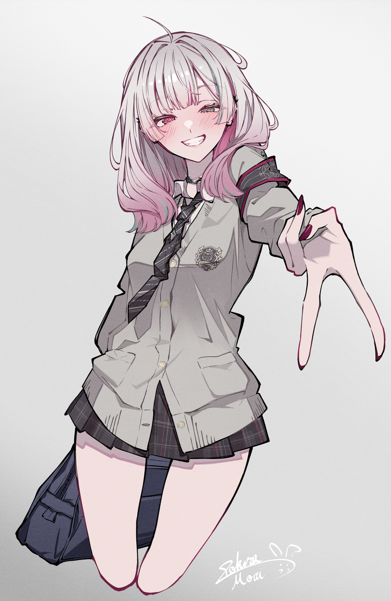 This is a pixiv picture whose title is ギャルピ石神.