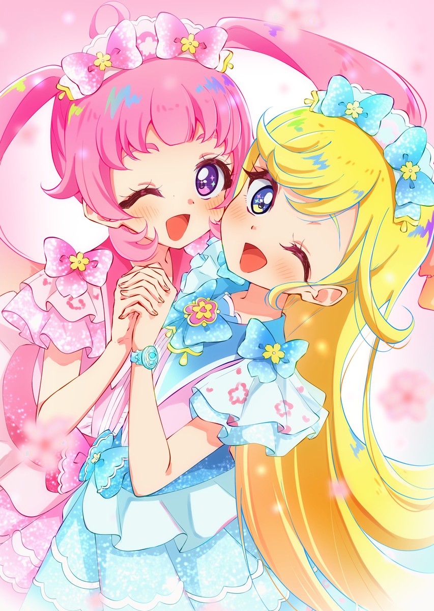This is a pixiv picture whose title is ずっとずーっと 大好きだよ🩷🩵.