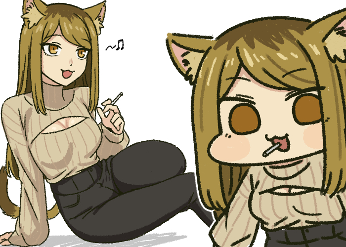 This is a pixiv picture whose title is カンサイねこ.