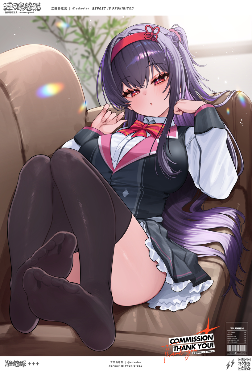 This is a pixiv picture whose title is commission.