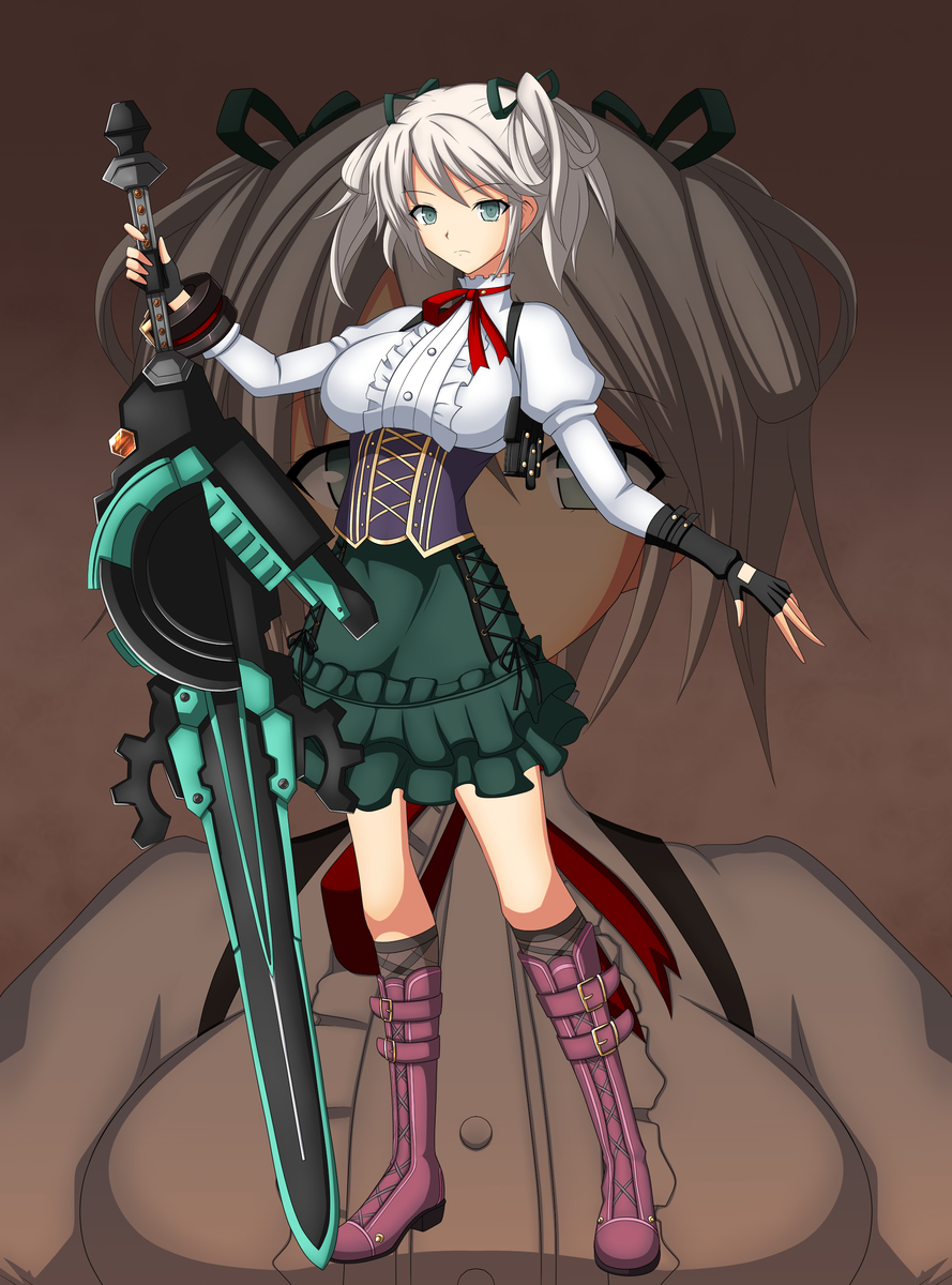 This is a pixiv picture whose title is 【skeb依頼絵】シエル・アランソン（ゾディアック装備）.