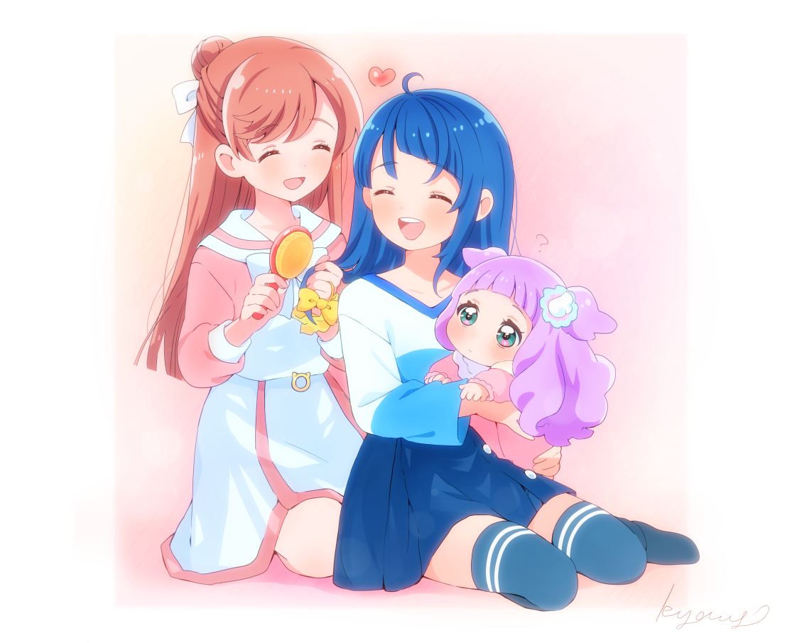 This is a pixiv picture whose title is ソラとましろとエルちゃん～あの日の思い出～.
