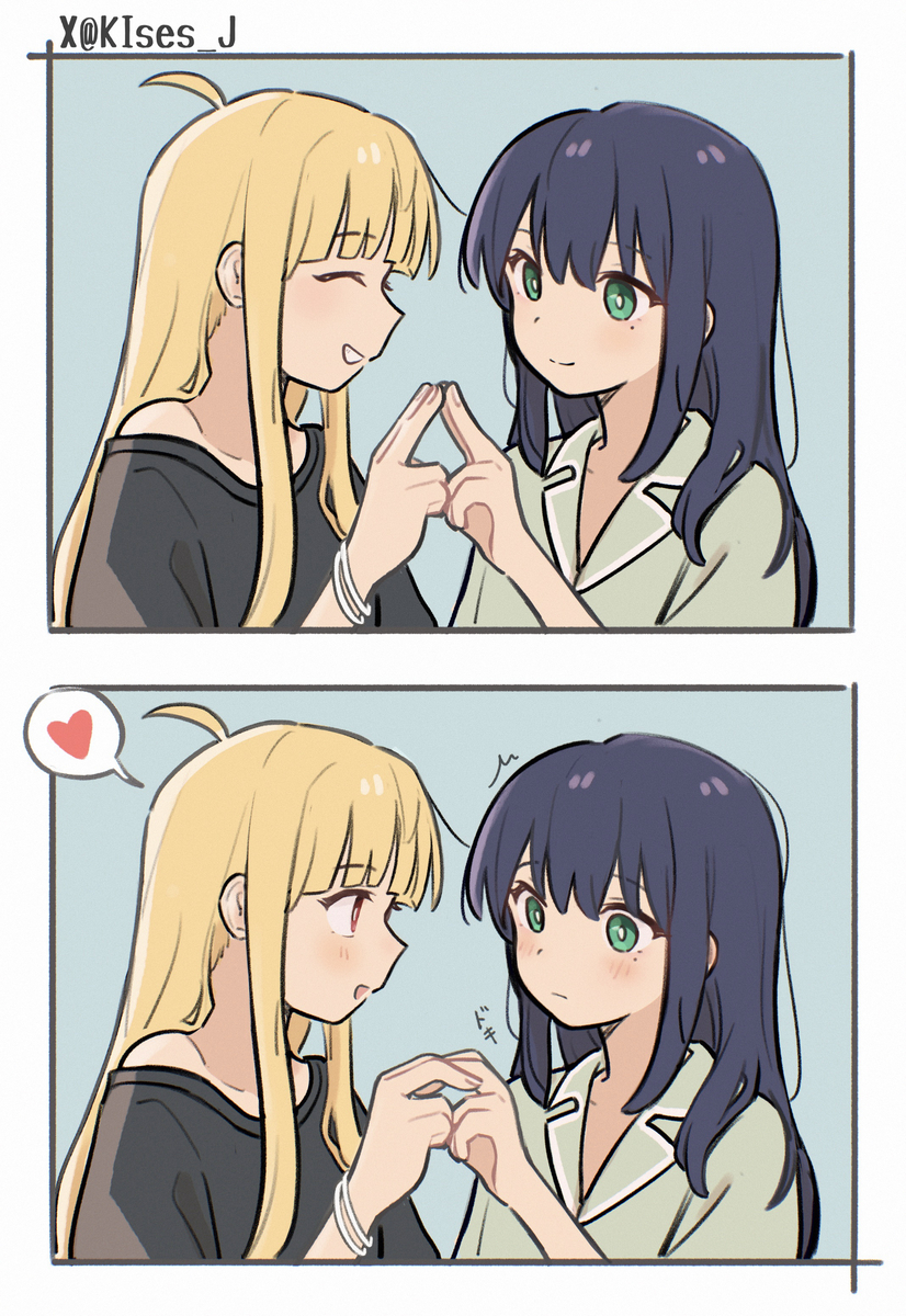 This is a pixiv picture whose title is ✌🏻✌🏻.