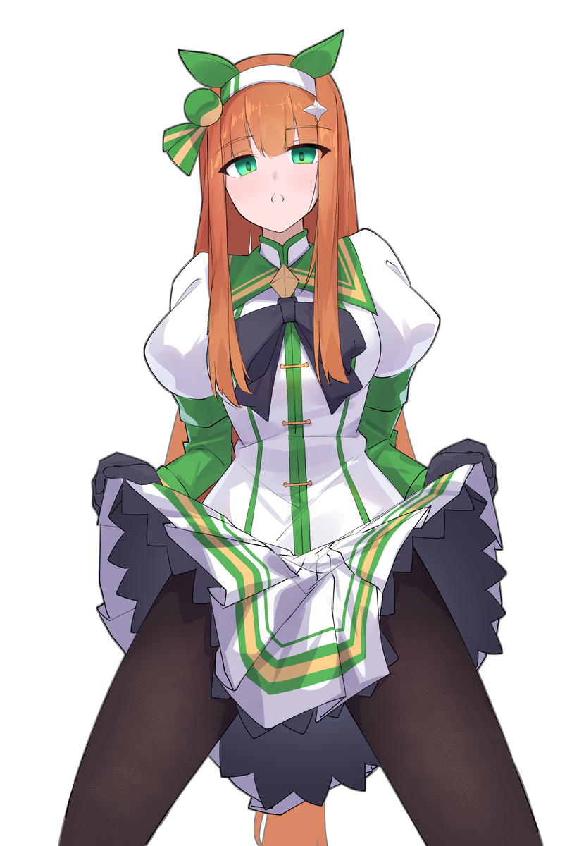 This is a pixiv picture whose title is 勝負服スズカさん.