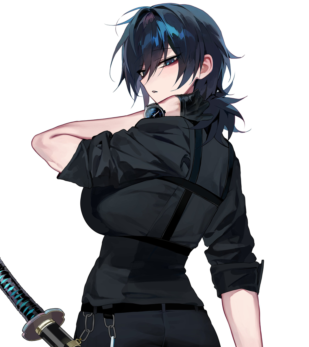 This is a pixiv picture whose title is [横山いしみ⌚️コラボ腕時計].