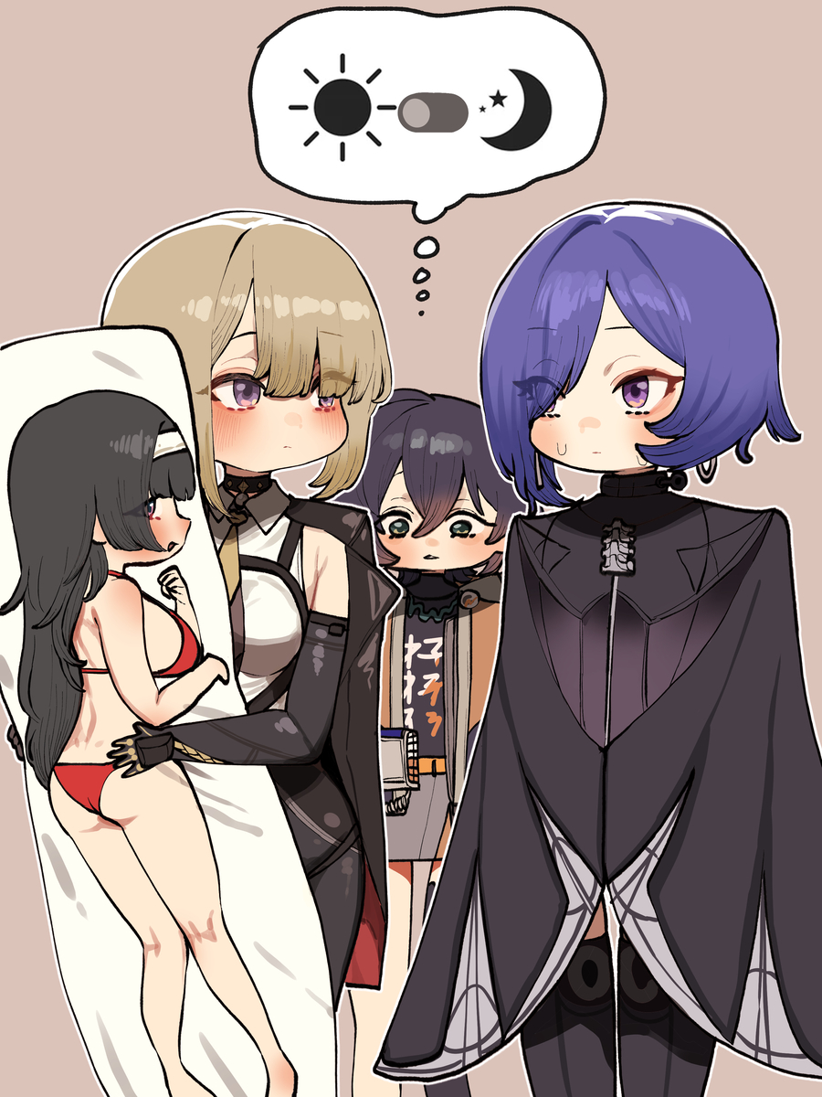 This is a pixiv picture whose title is 이블린과 프로미아.