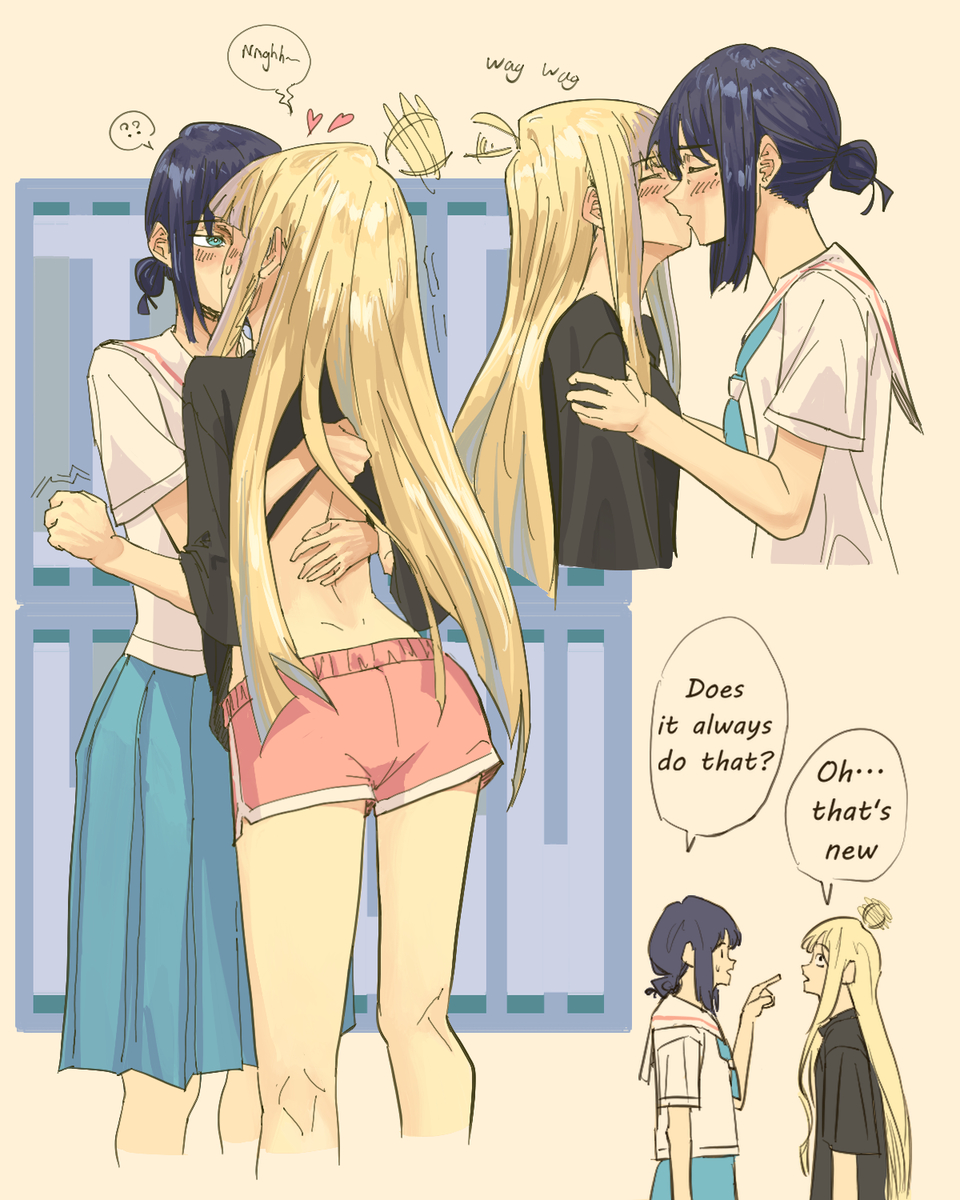 This is a pixiv picture whose title is Irokagu kissing +.